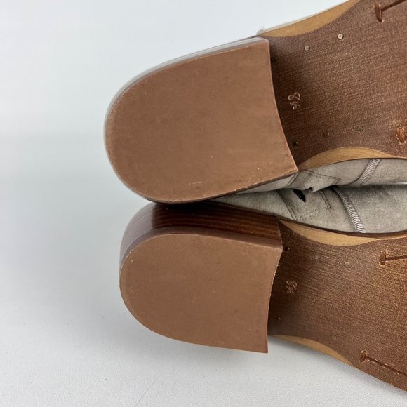 Sam Edelman Womens Petty Putty Beige Suede Leather Zip Ankle Bootie size 8.5 - Picture 15 of 16